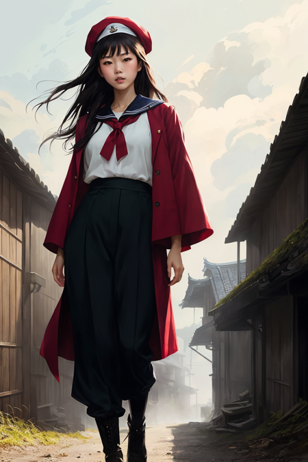 3978530543-3464469770-capitals girl with a sailor red cap, asian, red and black color clothes anime key visual full body portrait character concept ar.png